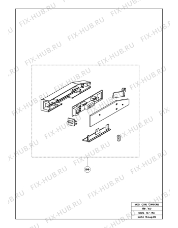 Взрыв-схема вытяжки Beko CTB 6407 W (8912780200) - CTB 6470 W